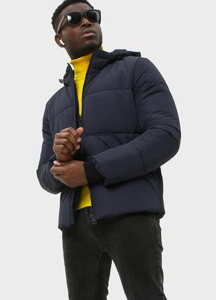 Мужская куртка синяя s-096 (urban life)