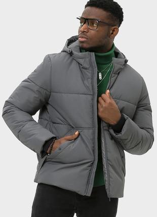 Чоловіча куртка сіра g-096 (urban life)