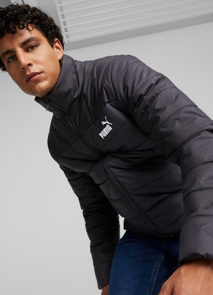 Черная мужская куртка puma essentials+ padded jacket men новая...