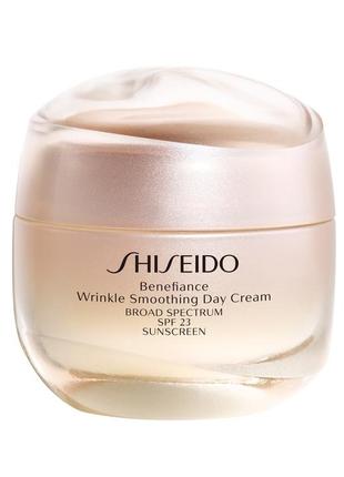 Дневной крем от морщин shiseido benefiance wrinkle smoothing d...