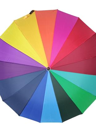 Зонт трость радуга на 16 спиц карбоновых спиц от фирмы "Feelin...