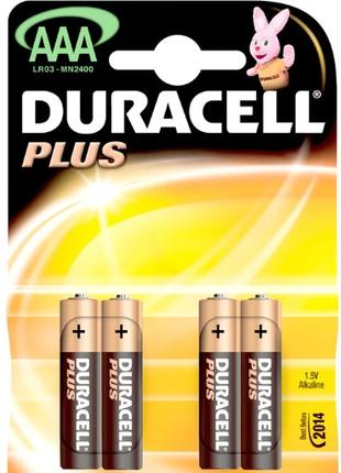 Батарейка Duracell Plus, LR03 1шт