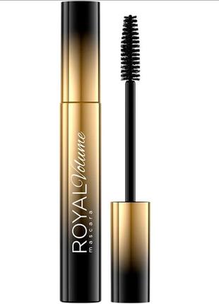 Тушь для ресниц eveline royal volume, черный, 10 мл (ltuvolroyal)