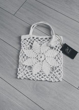 Handmade сумка-авоськая "цветок"