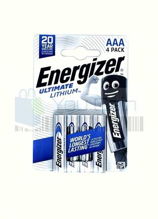 Батарейка літієва FR03 (AAA) Energizer® Ultimate Lithium для е...