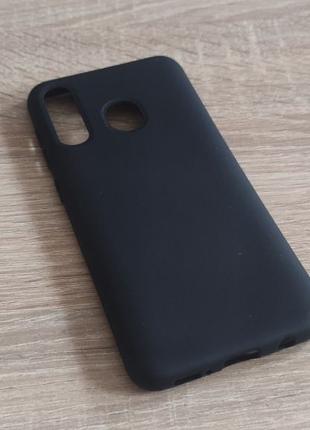 Захисний бампер original soft case Samsung Galaxy A20/A30 black