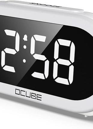 Светодиодный цифровой будильник OCUBE, прикроватные часы с 5 д...