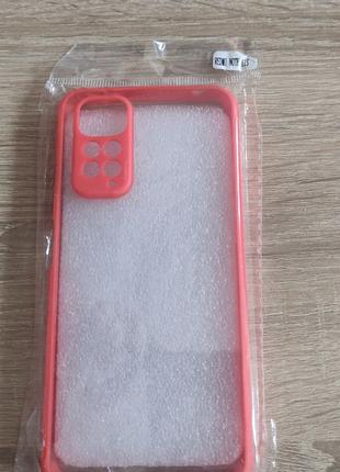 Пластиковий чохол для Xiaomi Redmi Note 11S красный