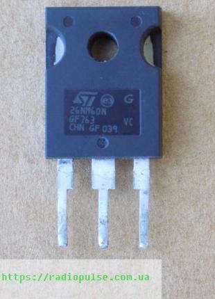 Транзистор STW26NM60 ( 26NM60N , ST26NM60N , W26NM60 , W26NM60...