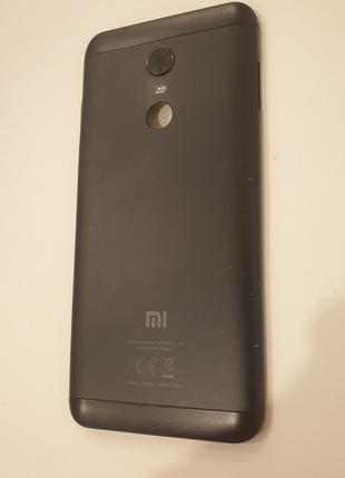 Крышка б.у. оригинал Xiaomi Redmi 5 plus черная