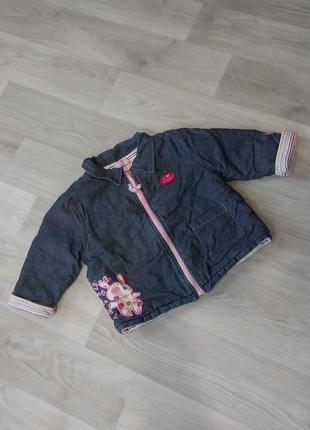 Куртка джинсова дитяча для дівчинки