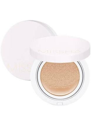 Тональний кушон #21 missha magic cushion cover lasting
