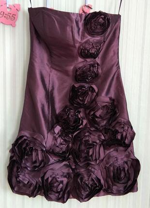 Фиолетовое выпускное платье тм "aeelis" р.8 (м)