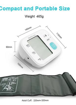Монитор артериального давления - Большой ЖК-дисплей Цифровая м...