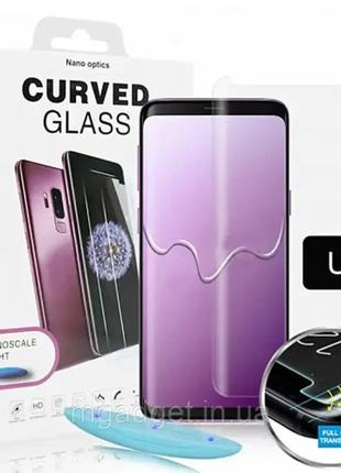 Защитное стекло FullGlue UV с УФ лампой Samsung Galaxy S8 Plus...