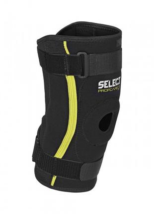 Наколенник SELECT 6204 Knee support with side splints (010) чо...