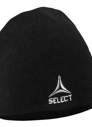 Шапка SELECT Knitted hat (010) чорний,one size