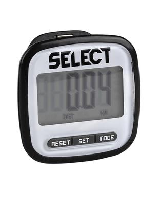 Шагомер SELECT Pedometer (011) чорний, one size