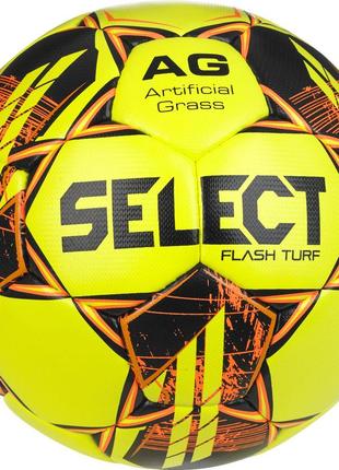 Мяч футбольный SELECT Flash Turf FIFA Basic v23 (390) жовт/пом...