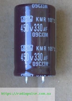 Електролітичний конденсатор 330*450*105 (жорсткі висновки) nip...