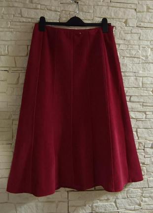 Женская вельветовая юбка деми,коттон,батал, размер 48-50