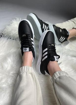 Кроссовки adidas adi - dassler black / white  ⁇  adidas