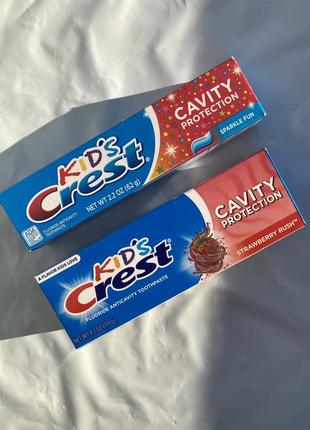 Дитячі зубні пасти від карієсу crest kids ( usa)