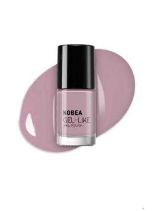 Nobea gel-like nail polish лак для нігтів з гелевим ефектом