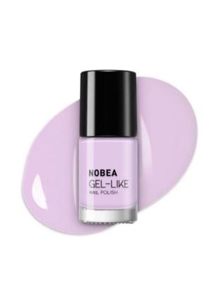 Nobea gel-like nail polish лак для нігтів з гелевим ефектом