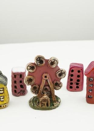 Домики керамическая миниатюра набор
