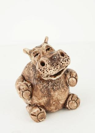 Статуэтка бегемота hippototamus figurine декор бегемот сувенир