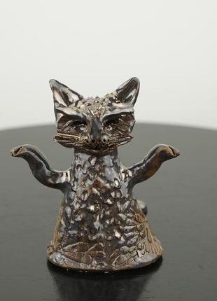 Статуэтка кошка подарок cat figurine авторская  коллекция котики