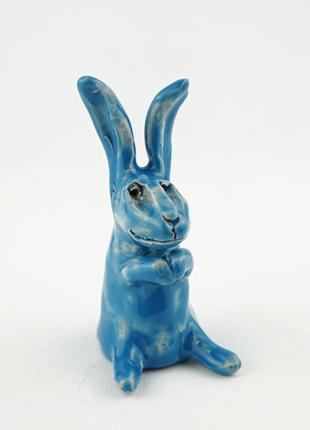 Статуэтка кролика 2023 фигурка кролика голубого gift rabbit по...