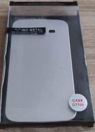Чехол Motomo Aluminum Case для Samsung Galaxy G7106 gray