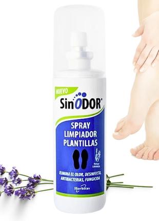 Дезодорант-спрей для ніг, засіб проти запаху поту антибактеріа...