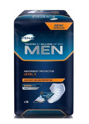 Прокладки урологічні for Men Level 3, 16шт ТМ TENA
