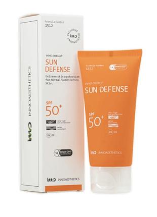 Innoaesthetics sun defense spf 50+ солнцезащитный крем для лиц...
