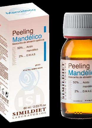 Миндальный пилинг mandelico peel simildiet, 60 мл