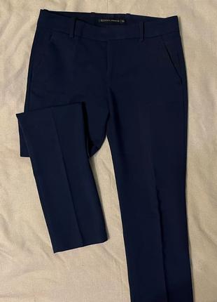 Темно-сині класичні брюки маленького розміру штани