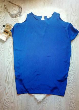 Синее электрик платье футболка беременным с открытыми плечами ...