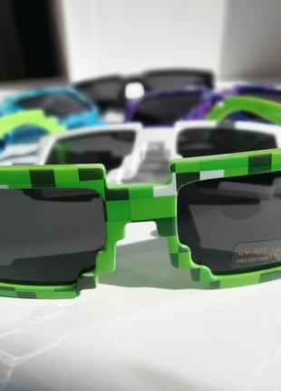 Солнцезащитные детские очки майнкрафт Minecraft