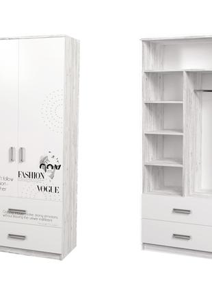 Шкаф Vogue с ящиками аляска\ комбинированный