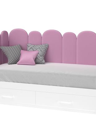 Ліжко "Софі" біле з рожевим