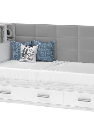 Кровать "Элли" Аляска с коробом для белья