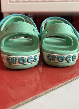 М'ятні босоніжки сандалії crocs crocband c7