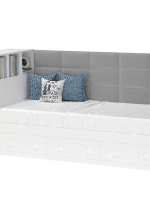 Ліжко "Еллі" біле з коробом для білизни