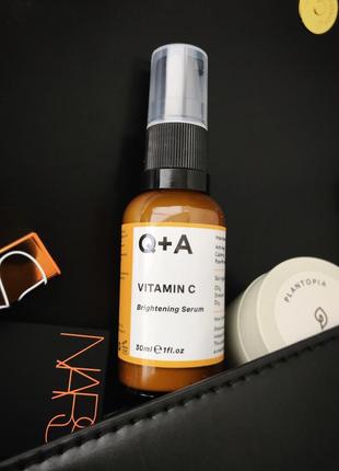 Сироватка для обличчя q+a vitamin c brightening facial serum