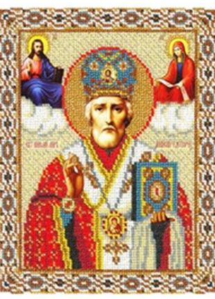 Алмазная вышивка " Икона Святой Николай Чудотворец " религия б...
