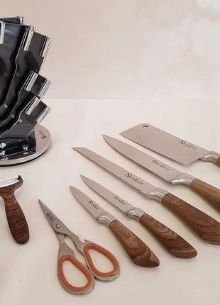 Набір кухонних ножів  UNIQUE UN-1833. Набор кухонных ножей