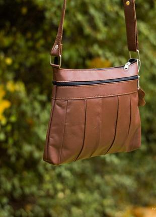 Женская кожаная сумка сессилия&nbsp; - сумка из натуральной ко...